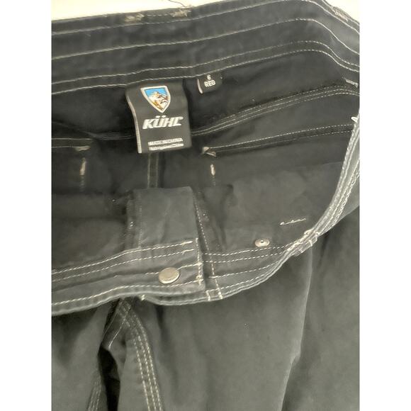 Kuhl women's charcoal black roll up pants crop 8 - Picture 6 of 6